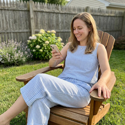 Ensemble deux pièces pour femme : tailleur rayé, pantalon large et haut ✨
