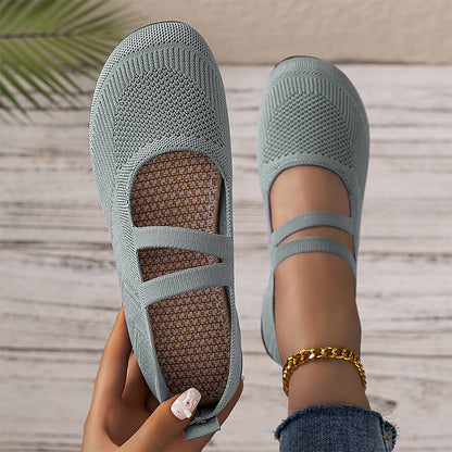 ⏰ Letzte Chance! 49% auf Restbestände！ Ballerines Fly Knit respirantes pour femmes