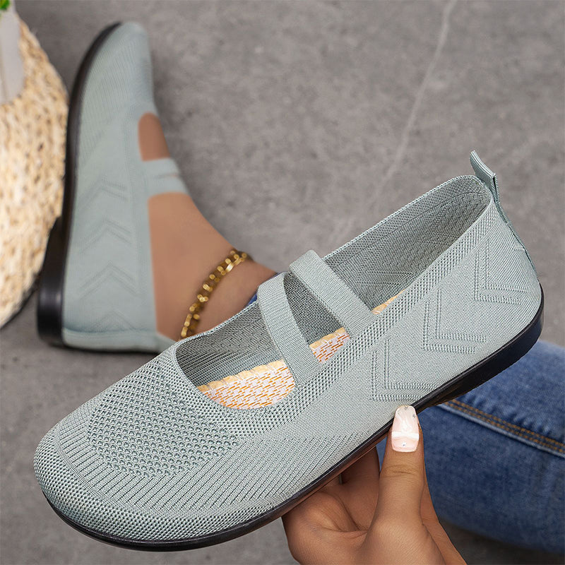 ⏰ Letzte Chance! 49% auf Restbestände！ Ballerines Fly Knit respirantes pour femmes