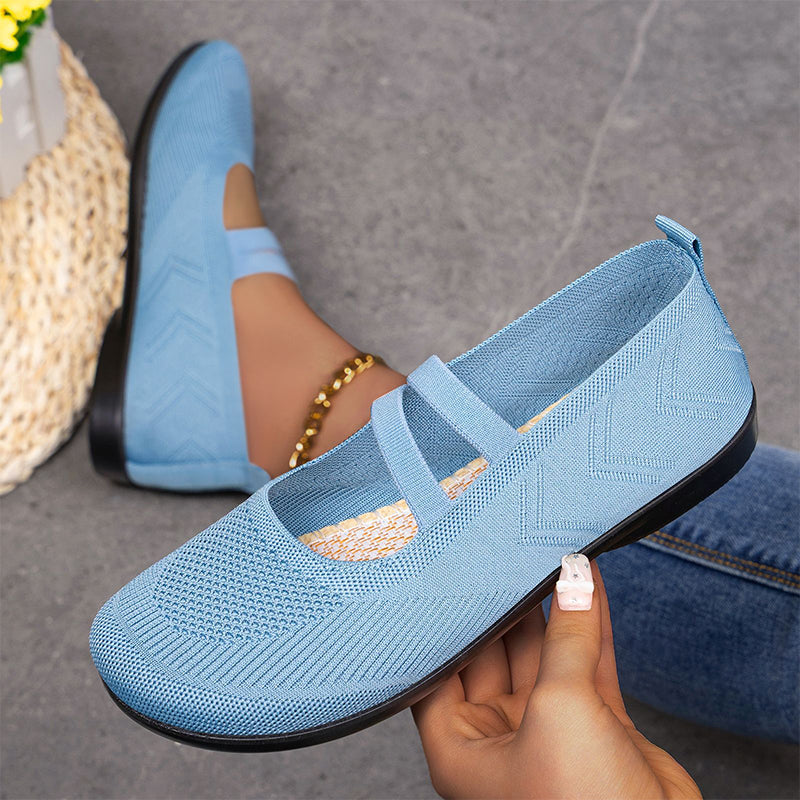 ⏰ Letzte Chance! 49% auf Restbestände！ Ballerines Fly Knit respirantes pour femmes