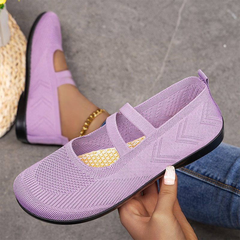 ⏰ Letzte Chance! 49% auf Restbestände！ Ballerines Fly Knit respirantes pour femmes