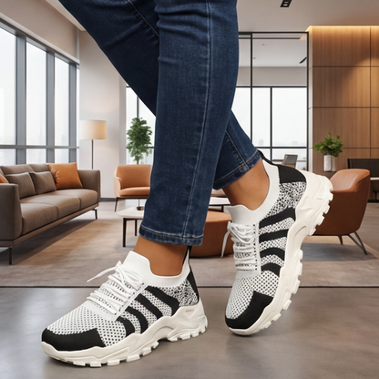 🚚 Réapprovisionnement – dépêchez-vous ! Baskets décontractées en tricot respirant pour femme