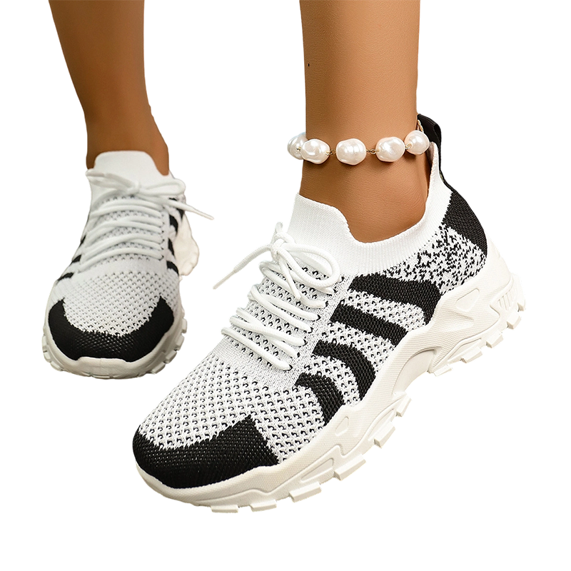 🚚 Réapprovisionnement – dépêchez-vous ! Baskets décontractées en tricot respirant pour femme
