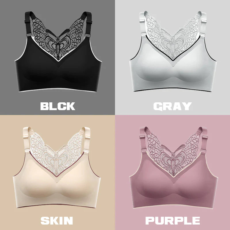 🦋🌸💞 OFFRE LIMITÉE -50% + ACHETEZ 1, RECEVEZ 1 GRATUIT ! Soutien-Gorge Papillon Sans Armatures – Ultra-Doux, Maintien Léger, Confort Toute la Journée 🏡✨