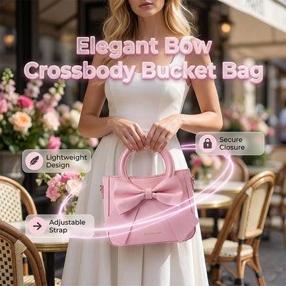 Sac bandoulière élégant à nœud