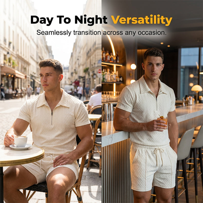 Ensemble d'été deux pièces pour homme