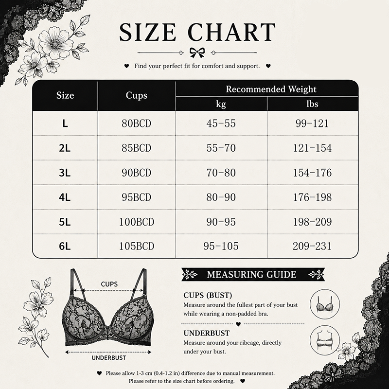 Soutien-gorge push-up confortable à fleurs