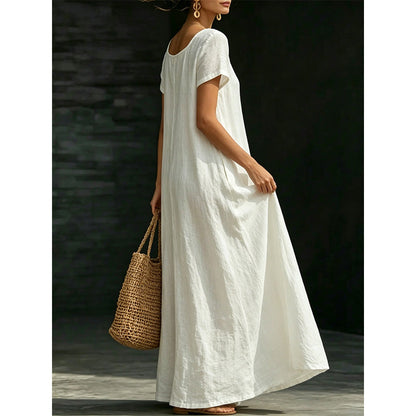 📢📢50% OFF !! ⏰Minimalist Scoop Neck Summer Maxi Dress