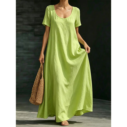 📢📢50% OFF !! ⏰Minimalist Scoop Neck Summer Maxi Dress