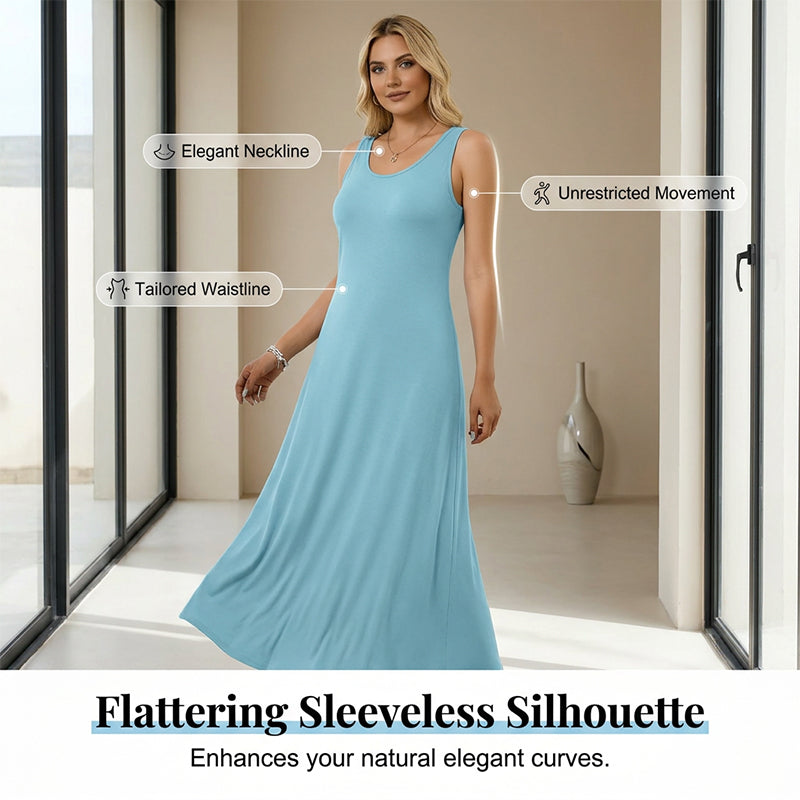 👗✨Women's Casual Sleeveless Tank Dress – Flattering & All-Day Comfort☀️