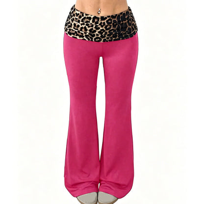 Women's Leopard High Waist Flare Yoga Leggings