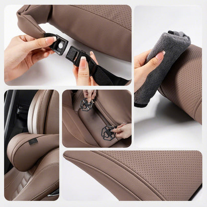 🥳VENTE FLASH 2026🥳💞Plus de 50 000 vendus !💥🚗✨ Vente flash : 50 % de réduction ! Ensemble ergonomique avec appui-tête et soutien lombaire pour sièges auto