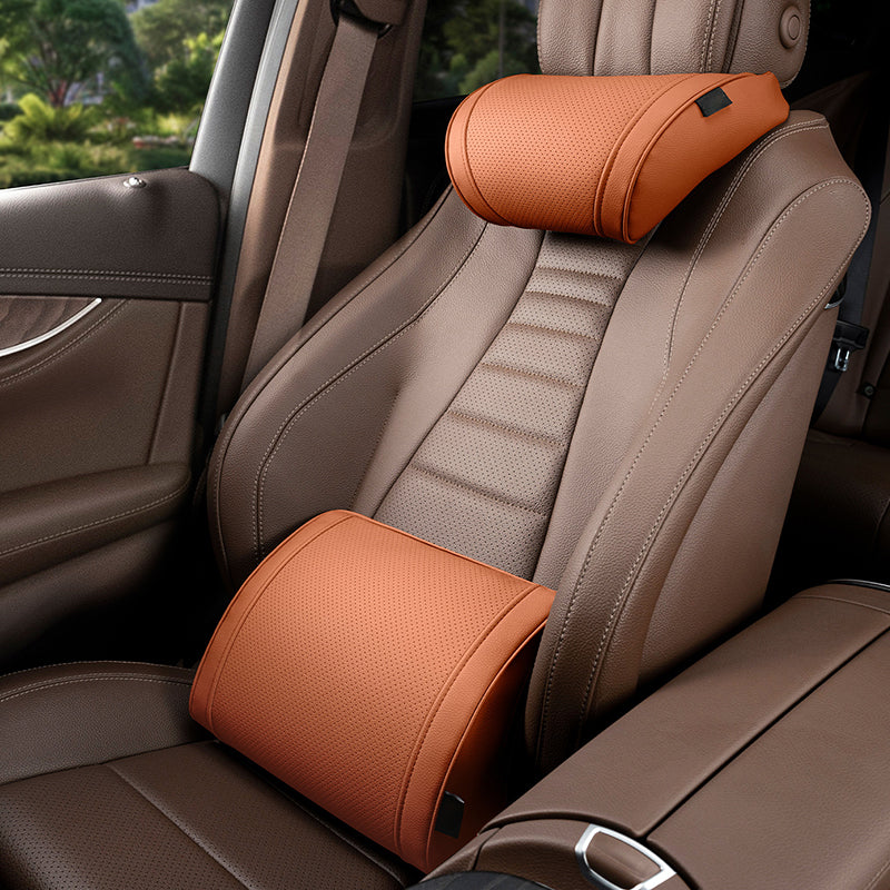 🥳VENTE FLASH 2026🥳💞Plus de 50 000 vendus !💥🚗✨ Vente flash : 50 % de réduction ! Ensemble ergonomique avec appui-tête et soutien lombaire pour sièges auto