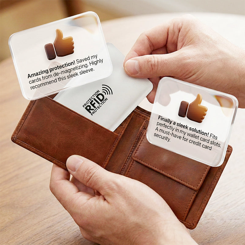 💳🔒 PROMO Étuis anti-RFID pour cartes bancaires protection contre le piratage ✨