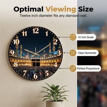 🤫🌙 OFFRE LIMITÉE 50% DE RÉDUCTION! 🕰️Horloge murale silencieuse – Sans tic-tac & design épuré – Parfaite pour chambres et bureaux.