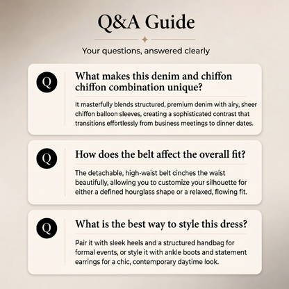 Slim Fit Stand Collar Denim Midi Dress