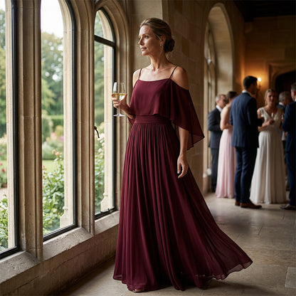👗 Robe fluide sans manches à encolure asymétrique – design minimaliste, jupe ample et allure élégante, idéale pour les occasions spéciales et le quotidien avec élégance 🌙