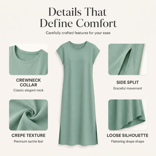 ⌛Offre à durée limitée - Robe d'été sans manches à fente latérale pour femme