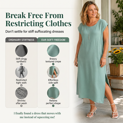 ⌛Limited-time offer-Women's Summer Sleeveless Side Slit Dress