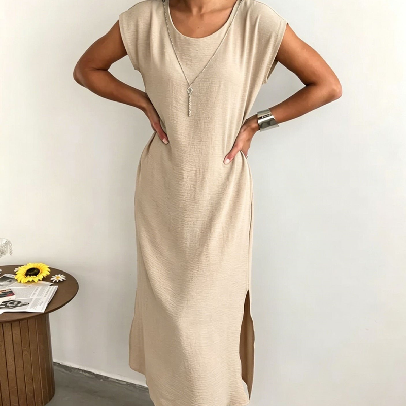 ⌛Limited-time offer-Women's Summer Sleeveless Side Slit Dress