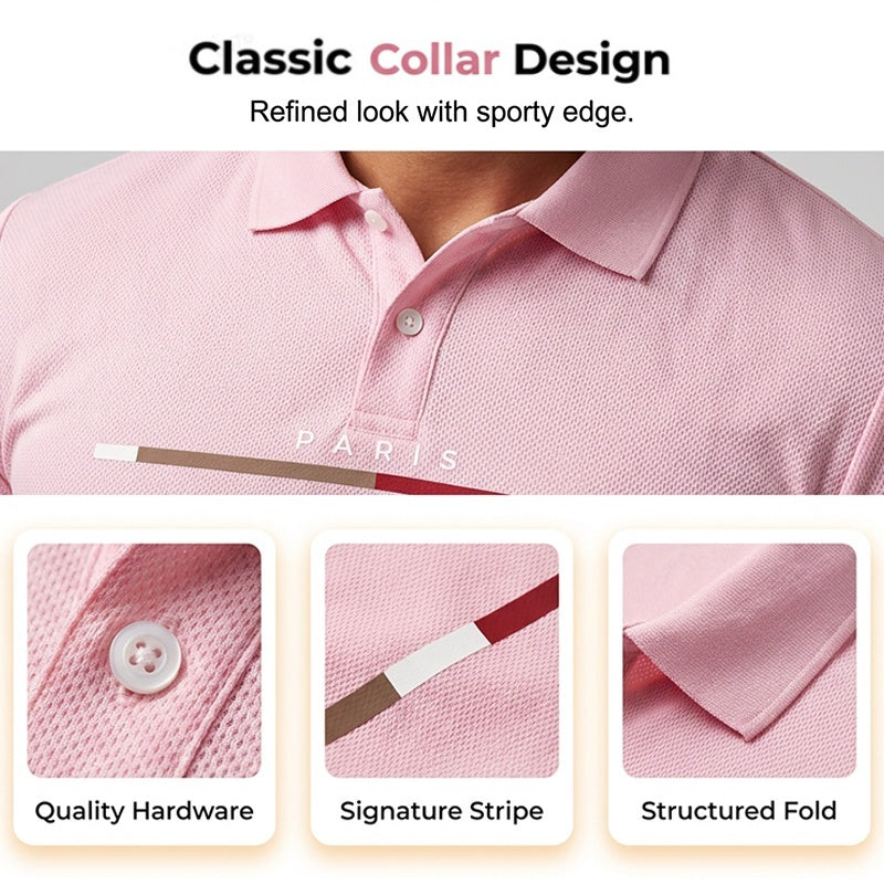 👕☀️ PROMO FLASH 50% ! Ensemble Polo + Short Homme 2 Pièces –  Col Classique, Ceinture Élastique, 10 Couleurs✨