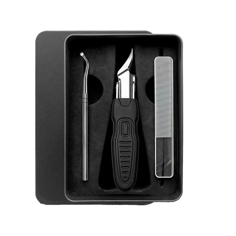 ✂️Kit de pédicure professionnel 3 en 1 – Outil de précision en acier inoxydable pour les ongles ✨