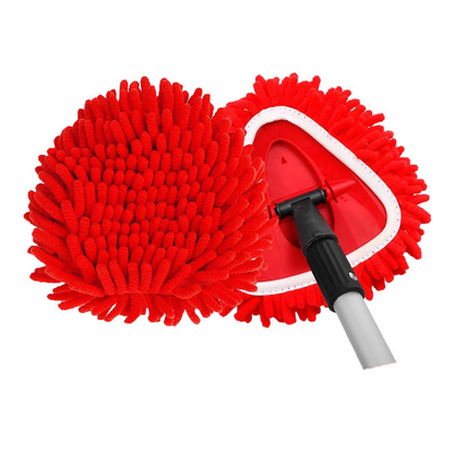 🧹 Têtes de rechange pour balai à franges rotatives en chenille – Recharges en microfibre ultra-absorbantes | Utilisation humide et sèche | Lavables en machine | Compatibles avec la plupart des balais à franges rotatives ✨