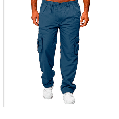 👖🧵 Pantalon cargo pour homme à coupe ample et multiples poches – Résistant et respirant – Idéal pour le travail, la randonnée ou au quotidien – Pratique et confortable 🌿✨