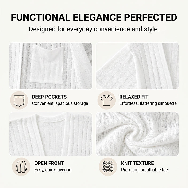 Cardigan d'été léger pour femme