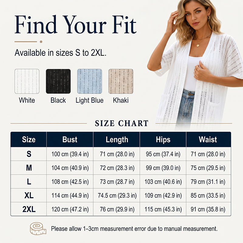 Cardigan d'été léger pour femme