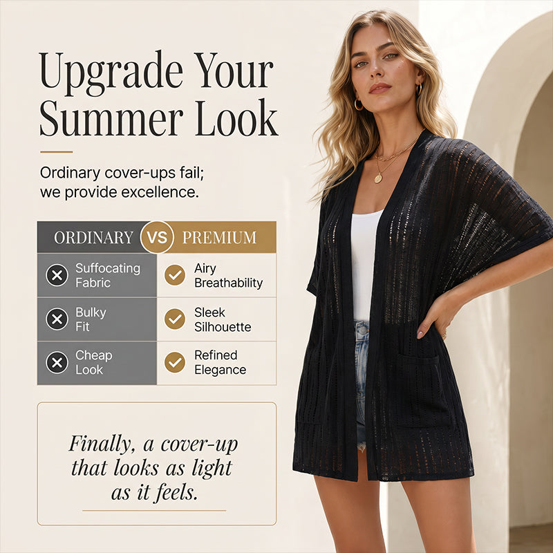 Cardigan d'été léger pour femme