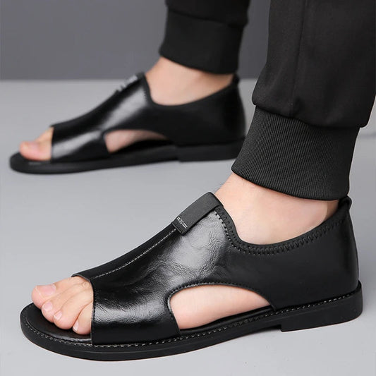 Sandales confortables pour hommes à bout ouvert ☀️ Respirantes, confortables et antidérapantes