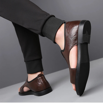 Sandales confortables pour hommes à bout ouvert ☀️ Respirantes, confortables et antidérapantes