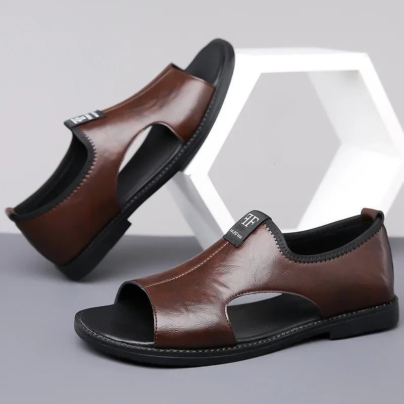 Sandales confortables pour hommes à bout ouvert ☀️ Respirantes, confortables et antidérapantes