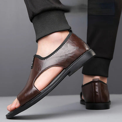 Sandales confortables pour hommes à bout ouvert ☀️ Respirantes, confortables et antidérapantes