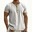 ⌛Offre à durée limitée – T-shirt Henley à manches courtes et respirant pour homme