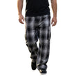 😎Nouveauté🩶Pantalon cargo à carreaux rétro pour homme, coupe ample