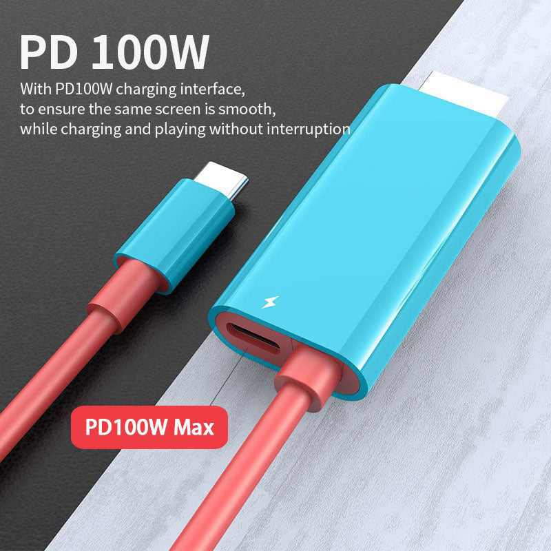 🎮🔥 Câble adaptateur USB-C vers HDMI pour Nintendo Switch affichage HD instantané plug-and-play sans pilote ✨