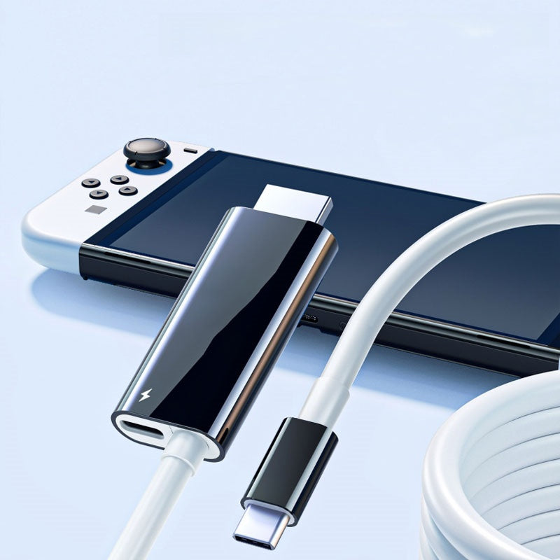 🎮🔥 Câble adaptateur USB-C vers HDMI pour Nintendo Switch affichage HD instantané plug-and-play sans pilote ✨