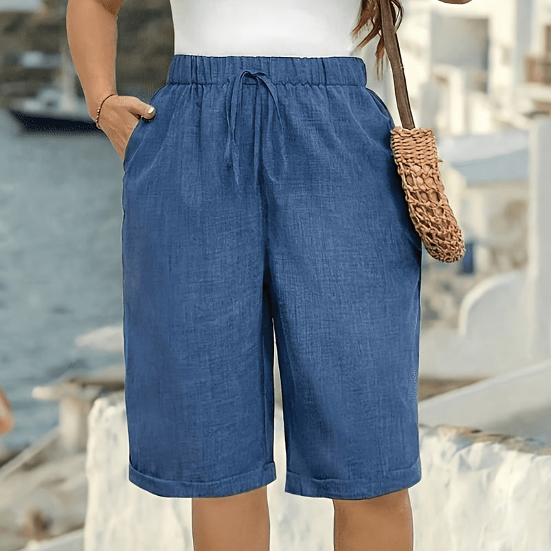 Bermuda coupe ample pour femme