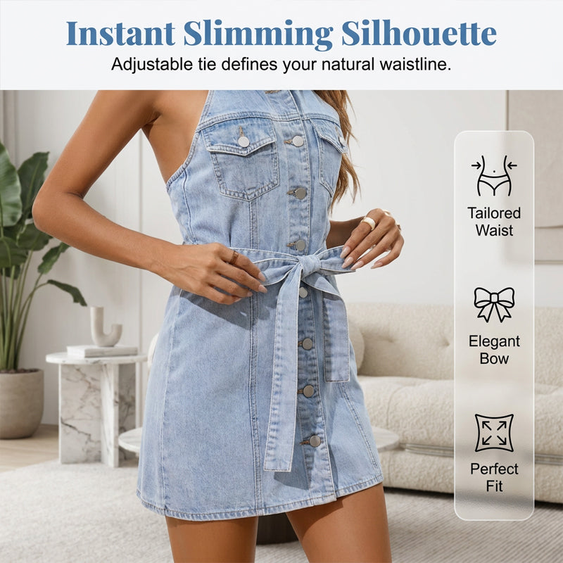 🧵Jupe en jean cintrée élégante | Livraison gratuite