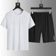 Ensemble t-shirt et short à séchage rapide pour homme