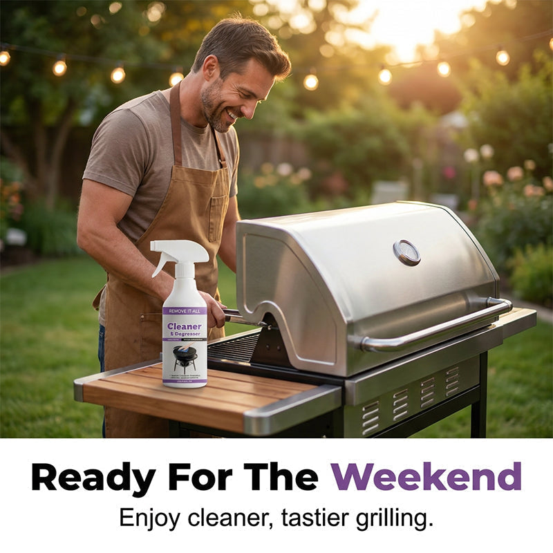 🍖🔥50 % DE RÉDUCTION – Nettoyant et dégraissant puissant pour gril – La graisse disparaît en quelques secondes ! | Sans frotter, sans effort | Indispensable pour la saison des barbecues 🧽✨