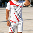 Ensemble 2 pièces décontracté pour homme avec T-shirt et short