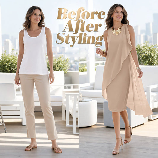 👗 Robe Sans Manches Femme Col Rond à Ourlet Asymétrique – Coupe Fluide Élégante Tissu Léger Confortable