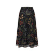 Women's High-Waisted Mesh A-Line Skirt