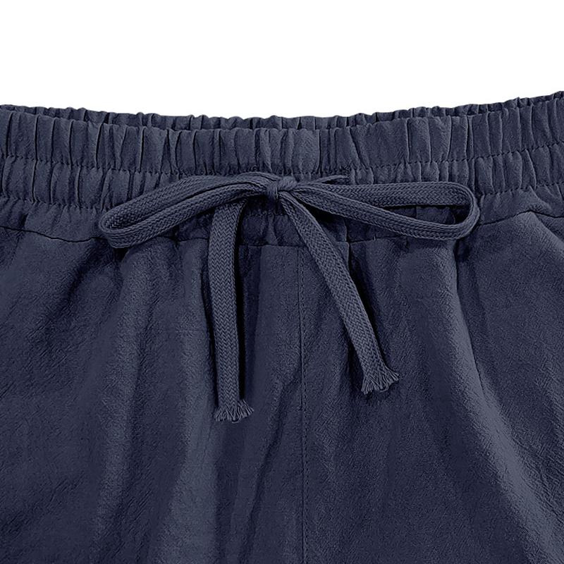 ⏰ 50 % de réduction – Offre limitée dans le temps 🌿 Pantalon en lin pour homme, longueur 7/8 ☀️ Ample, respirant et idéal pour l'été et les loisirs