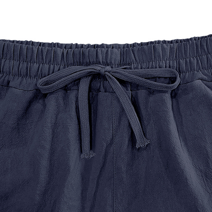⏰ 50 % de réduction – Offre limitée dans le temps 🌿 Pantalon en lin pour homme, longueur 7/8 ☀️ Ample, respirant et idéal pour l'été et les loisirs