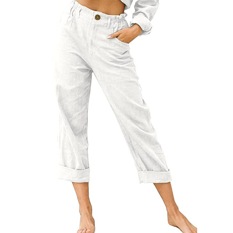 🔥New Arrivals & Special Offers-Women's Relaxed High-Waist Pants with Pockets
