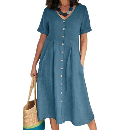 🎉 OFFRE LIMITÉE : 50 % DE RÉDUCTION ! 💕 Robe midi fluide d'été